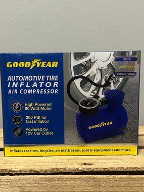 Goodyear Portable Automotive Tire Inflator Air Compressor